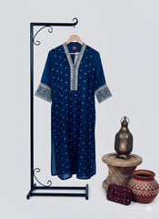 V-Neck Straight Cut Kurti