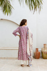 Floral Pink Printed Salwar Suits