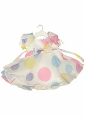 The Confetti Dream Frock - Puff Sleeve Polka Dot Party Dress