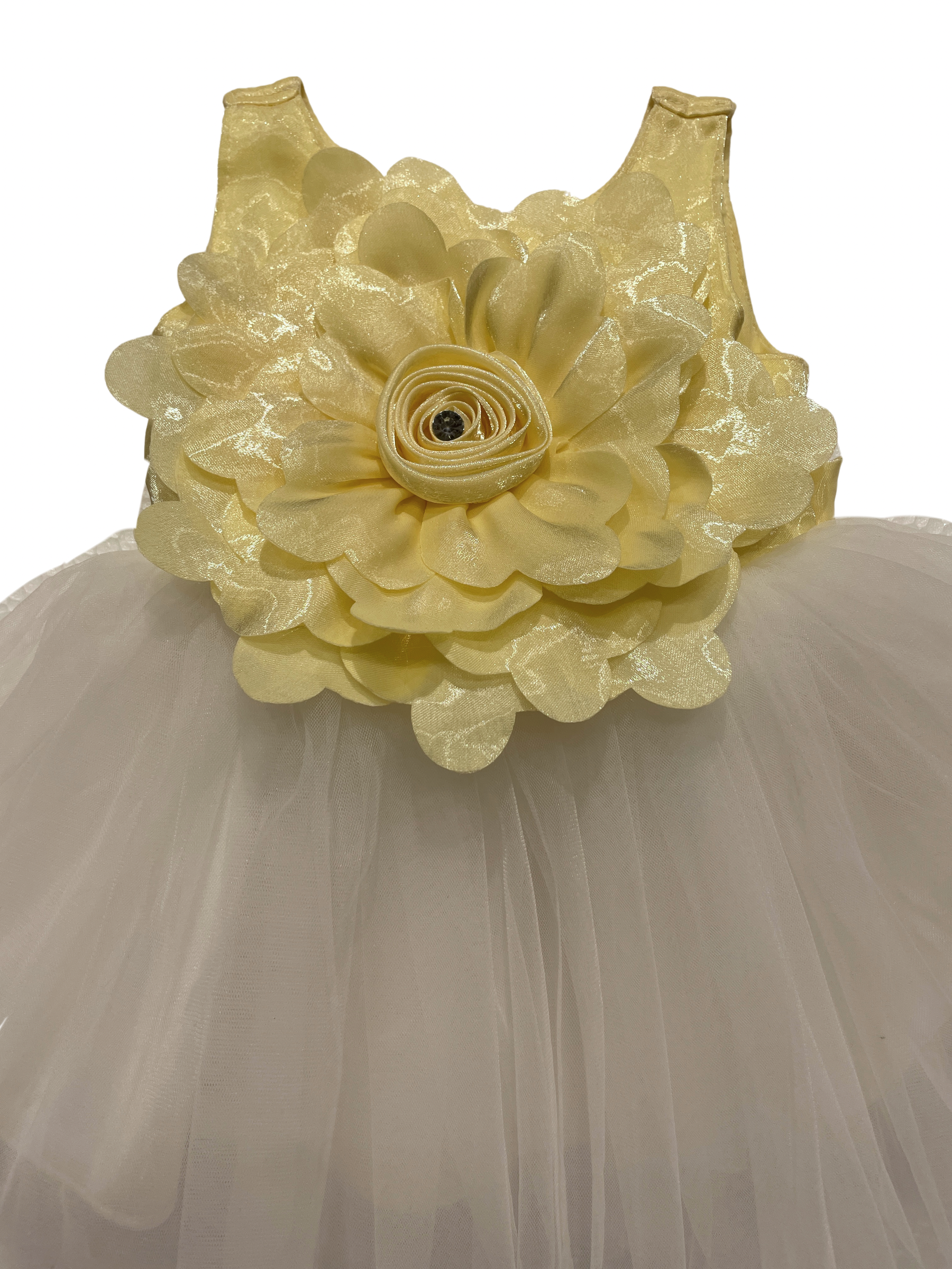 Yellow Flower Girl BabyFrock