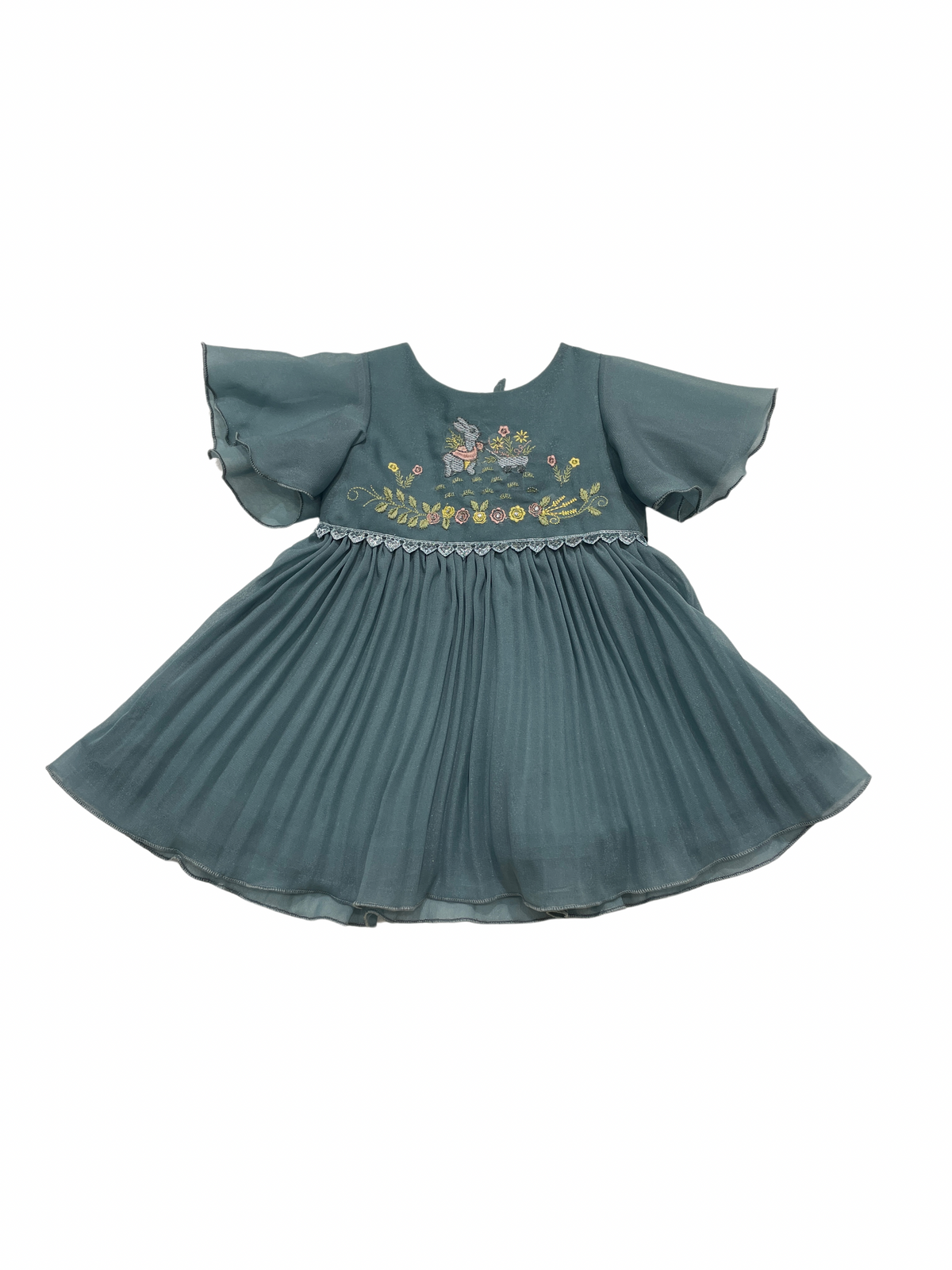 Grey Baby Girls Frocks