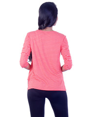 Pink striped modern Tshirt