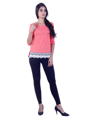 Pink striped modern Tshirt