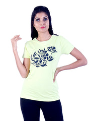 Lemon Yellow Design printed Tshirt