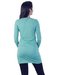 Pale green dotted Long tunic